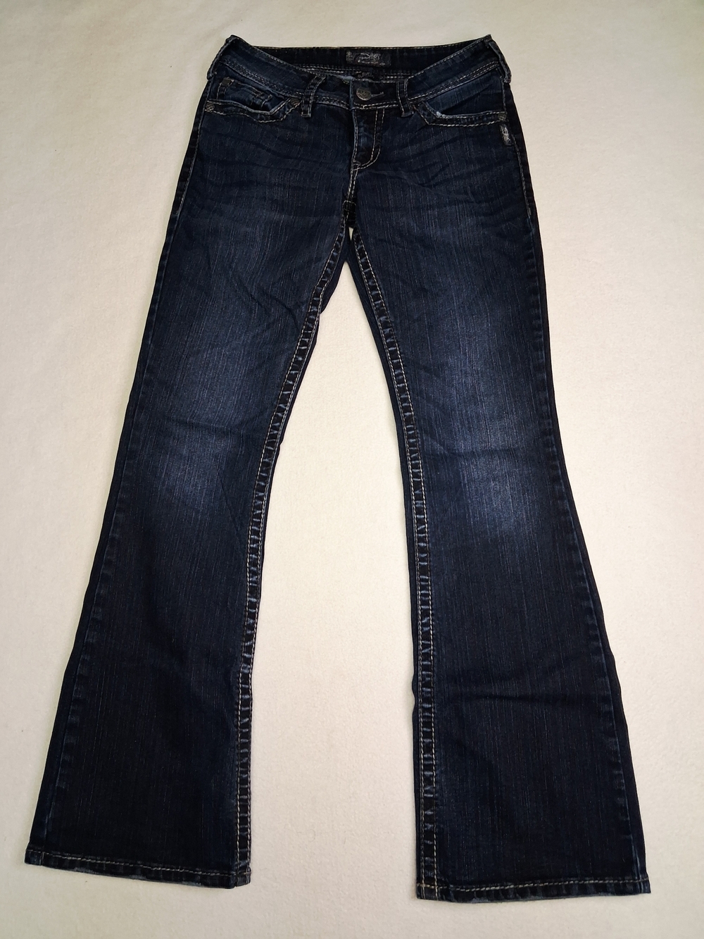 Silver Jeans Dark Blue Flared Women's Jeans